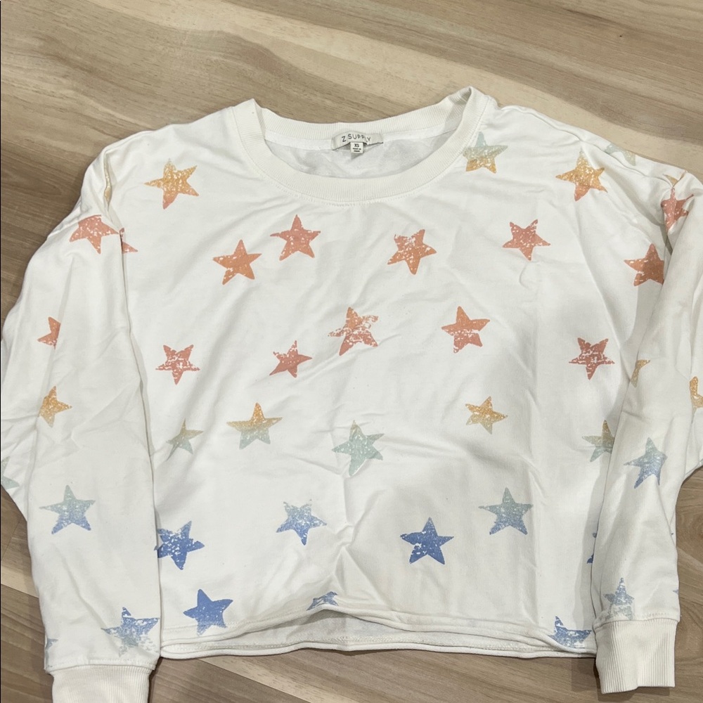 Z Supply Classic White Sweatshirt